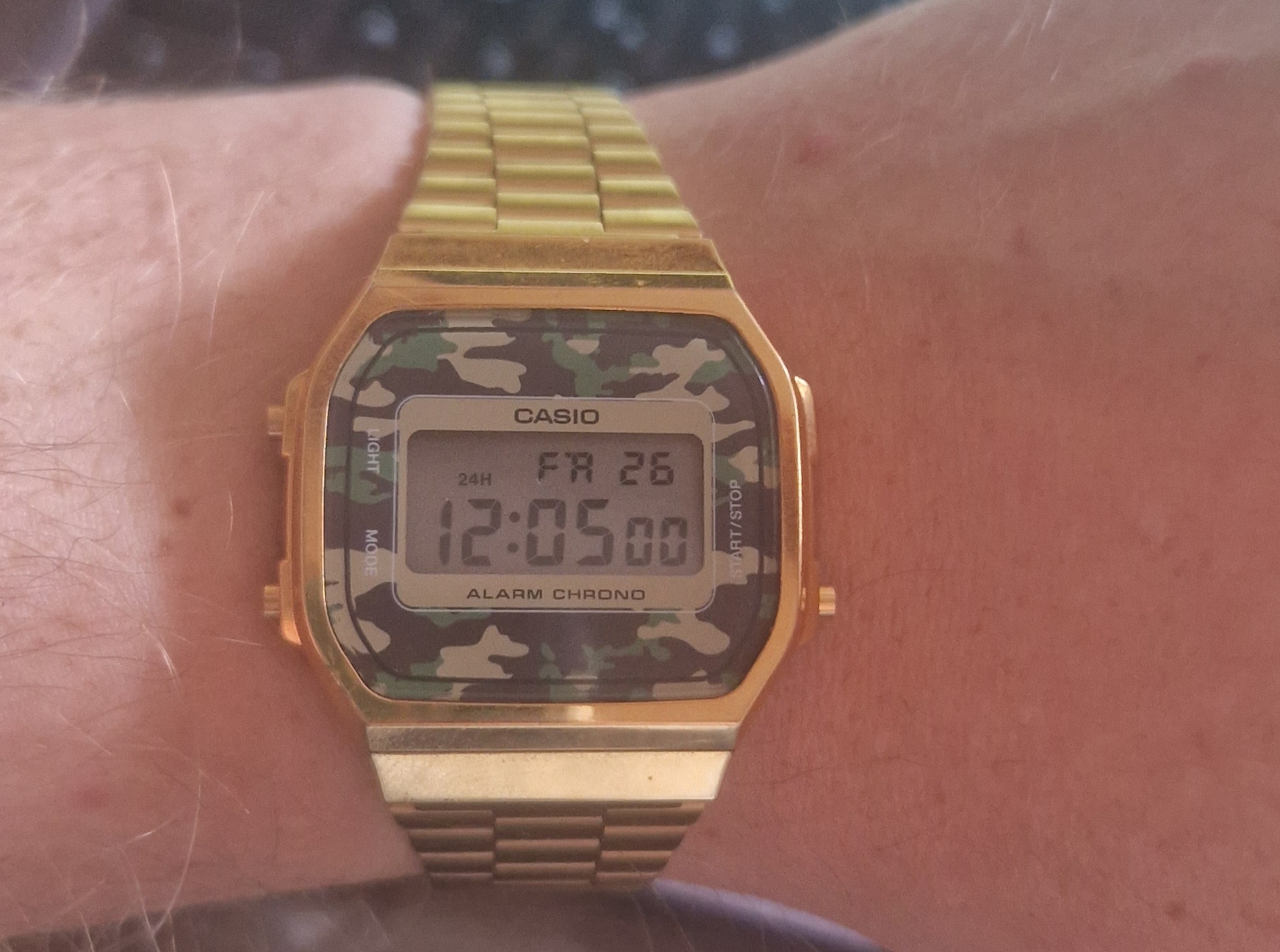 Foto meiner Casio-Armbanduhr