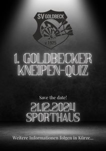 Save The Date Flyer für eine Veranstaltung des Sportvereins