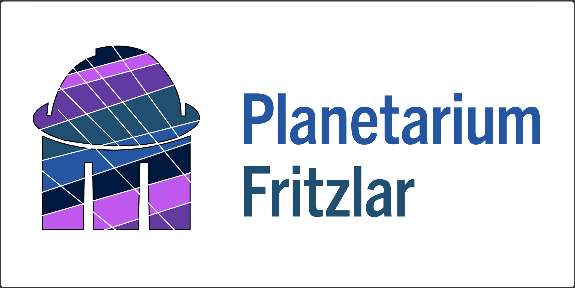 Logo für das Planetarium Fritzlar im Rahmen der Zwischenprüfung